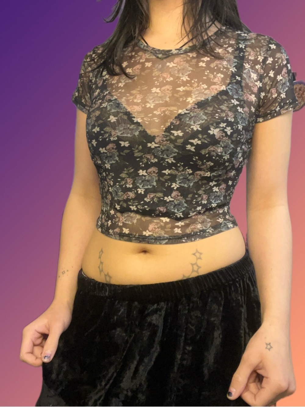 Floral Print Women's Top